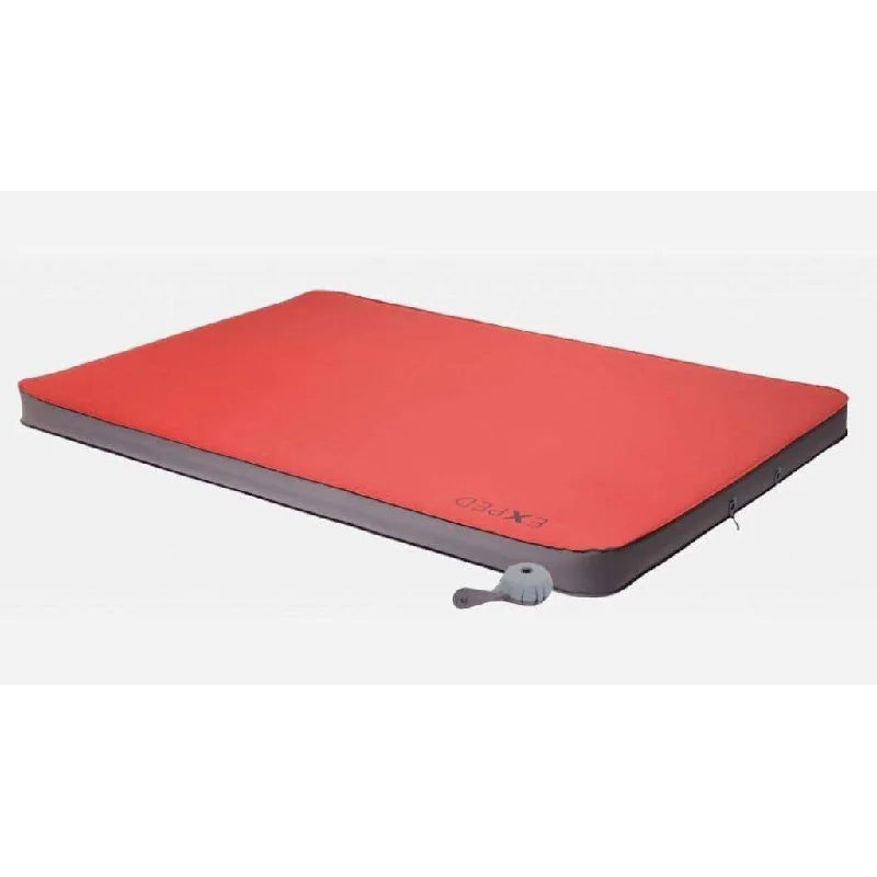 high-quality camping fire bases-Exped MegaMat Duo 10 LW+ Mattress - Ruby Red