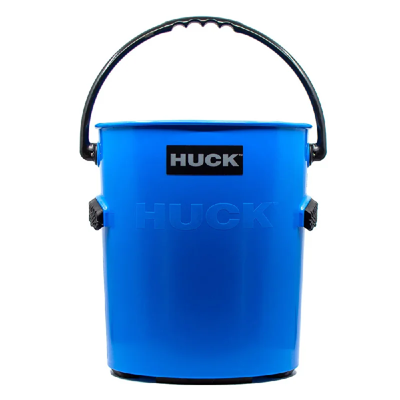 waterproof camping sleep bins-HUCK Performance Bucket - Black n Blue - Blue w/Black Handle [19243]