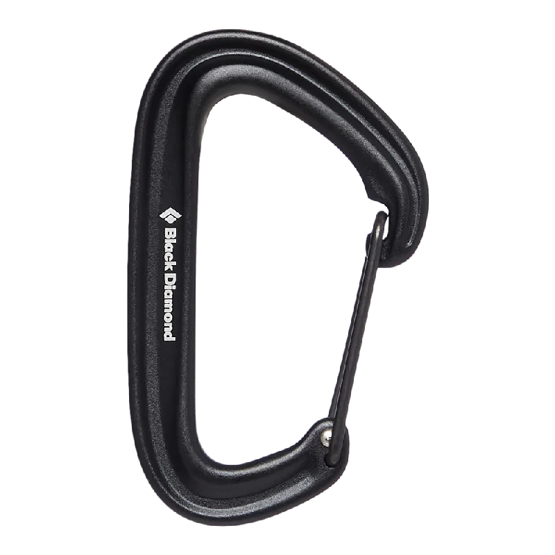 lightweight camping snack holders-Black Diamond Litewire Carabiner