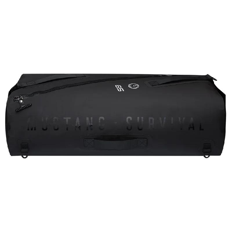 foldable camping gear bases-Mustang Greenwater 65L Submersible Deck Bag - Black [MA261202-13-0-202]