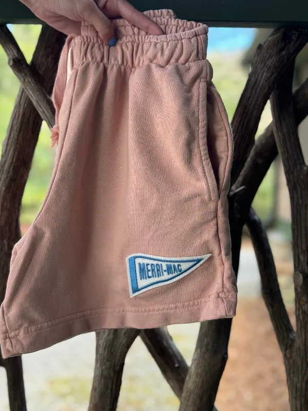 Camping hiking trail crisp-Pink Flag Sweatshorts