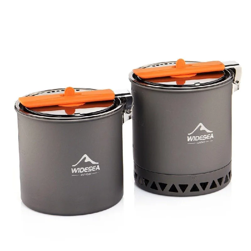 Camping hiking gear thrill-Tableware for Camping 1.6L Pot Tourist Dishes Tourism Hiking Picnic Cooking Supplies Equipment Cookware Trekking Bowler