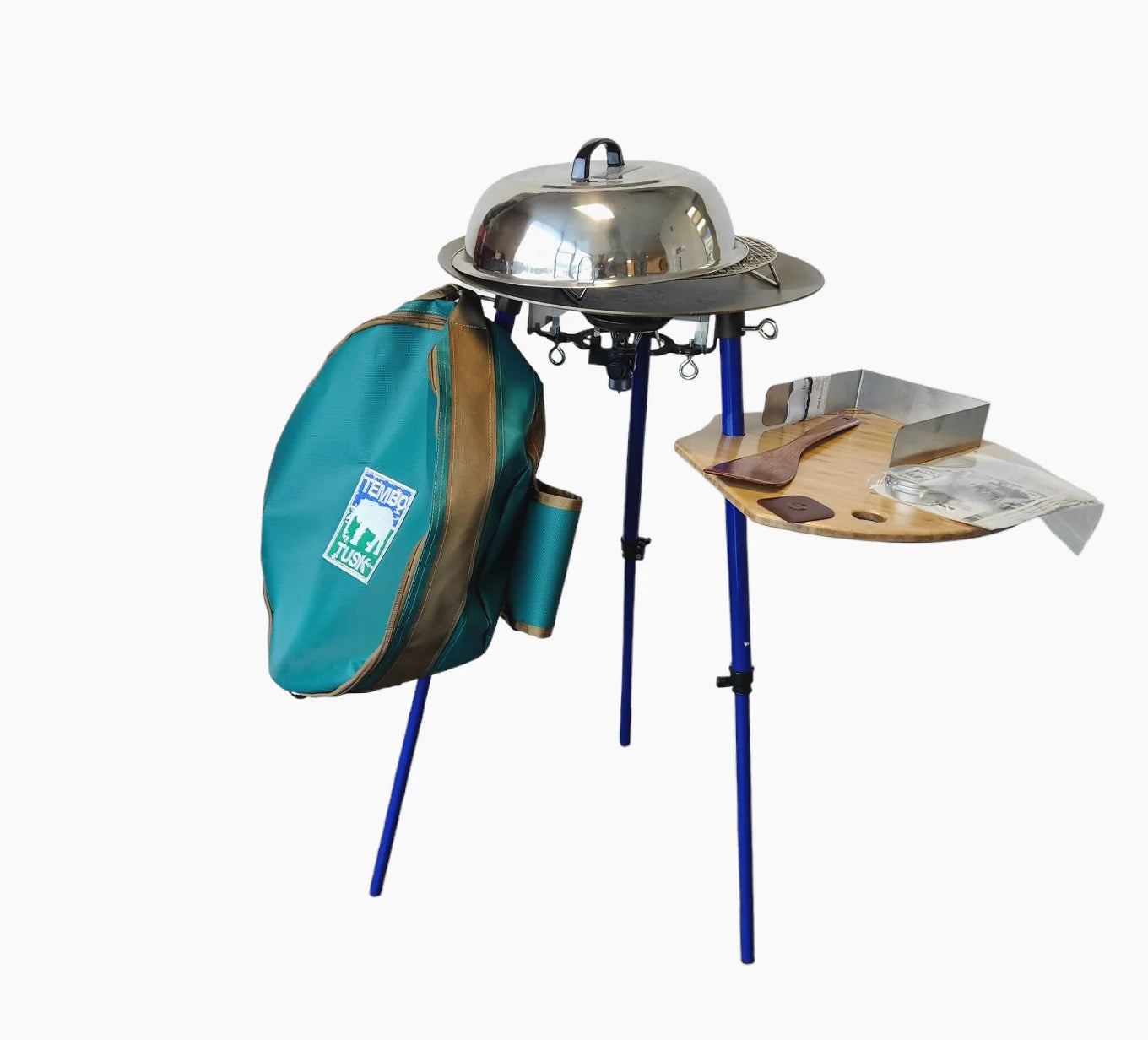 Camping hiking trail strong-Tembo Tusk Ultimate Skottle Grill Kit